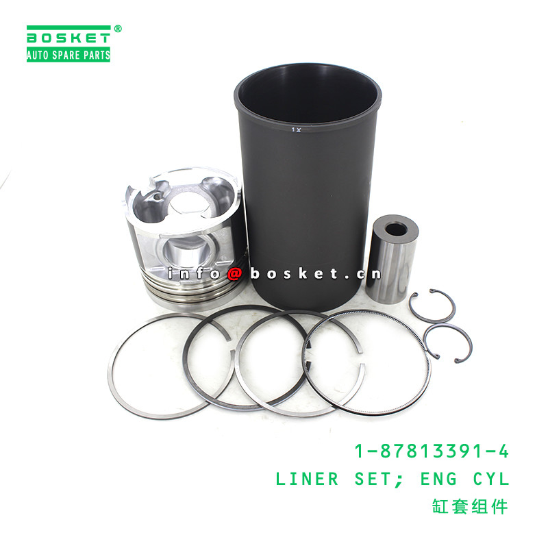 1-87813391-4 Engine Cylinder Liner Set 1878133914 For ISUZU XE 6WG1T