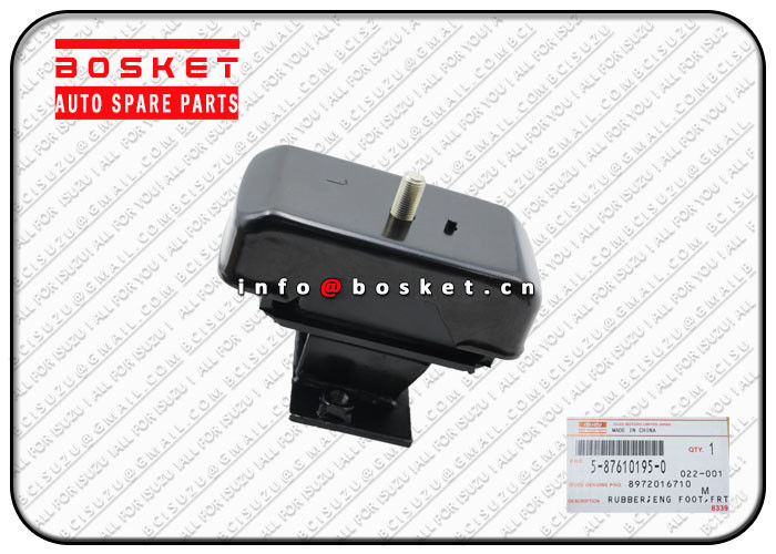 Front Engine Foot Rubber Isuzu Replacement Parts For 4HG1 5-87610195-0 8-97201671-0 5876101950 8972016710