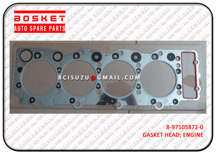 Steel Isuzu Cylinder Gasket Set Npr66 4HF1 8971058720 8-97105872-0