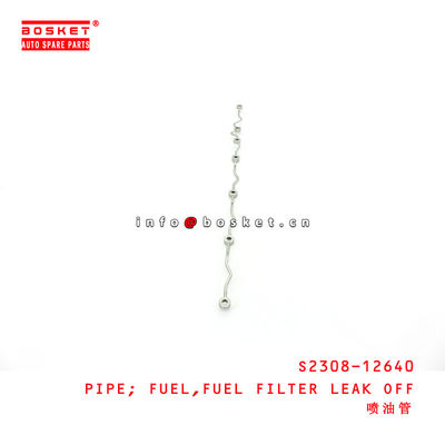 S2308-12640 FUEL FILTER LEAK OFF FUEL PIPE suitable for ISUZU HINO J08E