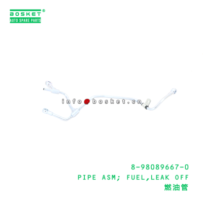 8-98089667-0 Leak Off Fuel Pipe Assembly suitable for ISUZU   8980896670