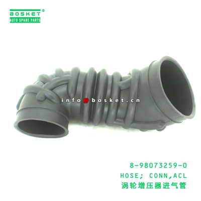 8-98073259-0 Air Cleaner Connecting Hose suitable for ISUZU FVZ34 6HK1 8980732590