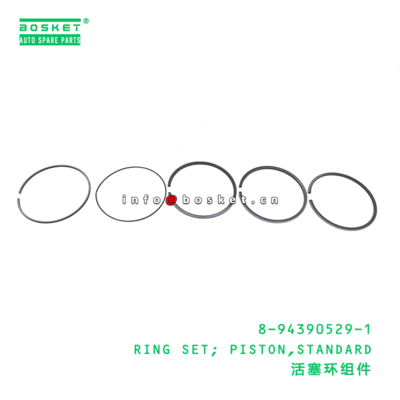 8-94390529-1 Standard Piston Ring Set suitable for ISUZU   8943905291