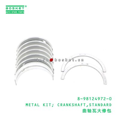 8-98124972-0 METAL KIT; CRANKSHAFT,STANDARD suitable for ISUZU  8981249720