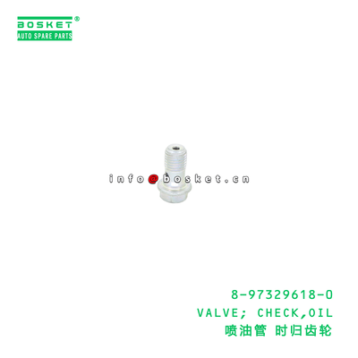 8-97329618-0 VALVE; CHECK,OIL suitable for ISUZU FSR11 6BD1 8973296180
