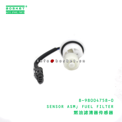 8-98004758-0 SENSOR ASM; FUEL FILTER suitable for ISUZU 8980047580