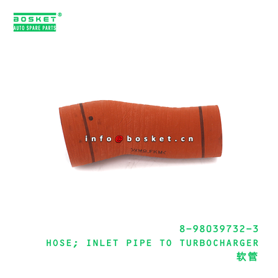 8-98039732-3 HOSE; INLET PIPE TO TURBOCHARGER suitable for ISUZU 8980397323