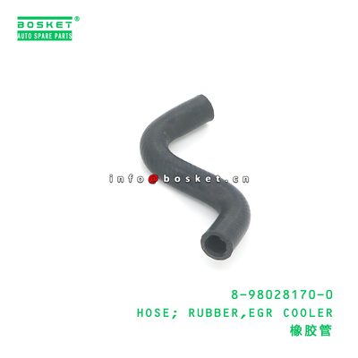 Rubber EGR Cooler Hose for Isuzu 8980281700 Truck Parts