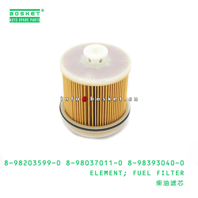 8-98203599-0 8-98037011-0 8-98393040-0 Fuel Filter Element For ISUZU FRR FSR 4HK1 4JJ1