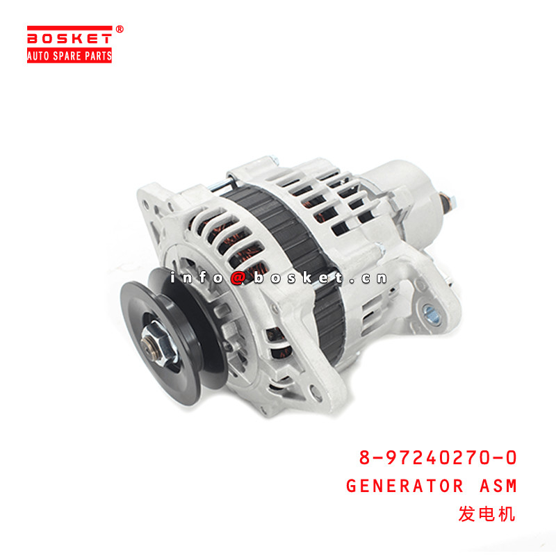 8-97240270-0 Generator Assembly 8972402700 For ISUZU NKR7 4KH1