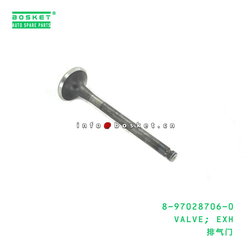 8-97028706-0 Exhaust Valve 8970287060 For ISUZU NPR NKR 4BG1