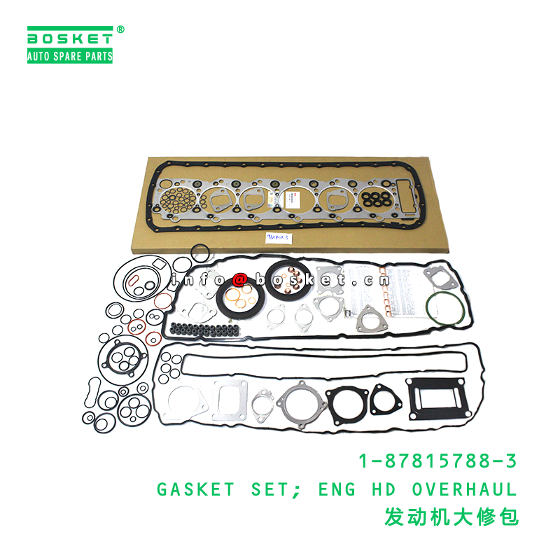 1-87815788-3 GASKET SET; ENG HD OVERHAUL suitable for ISUZU  1878157883