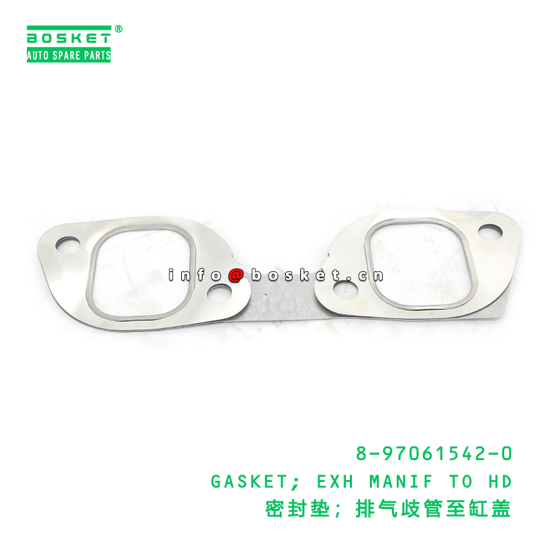 8-97061542-0 GASKET; EXH MANIF TO HD suitable for ISUZU 8970615420