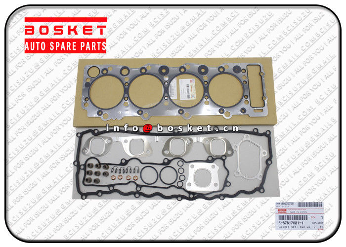 5-87817081-2 5878170812 Engine Head Overhaul Gasket Set Suitable for ISUZU 4HE1 NPR NQR