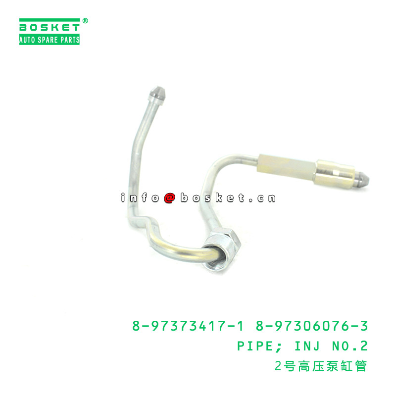 8-97373417-1 8-97306076-3 Isuzu Engine Parts Injection No.2 Pipe 8973734171 8973060763 For NPR 4HK1