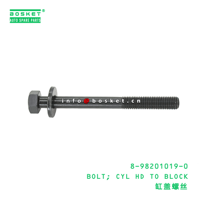 8-98201019-0 BOLT; CYL HD TO BLOCK κατάλληλο για το ISUZU 4JJ1 4JH1 8982010190