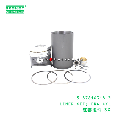 5-87816318-3 LINER SET; ENG CYL κατάλληλο για το ISUZU 4HG1T 5878163183